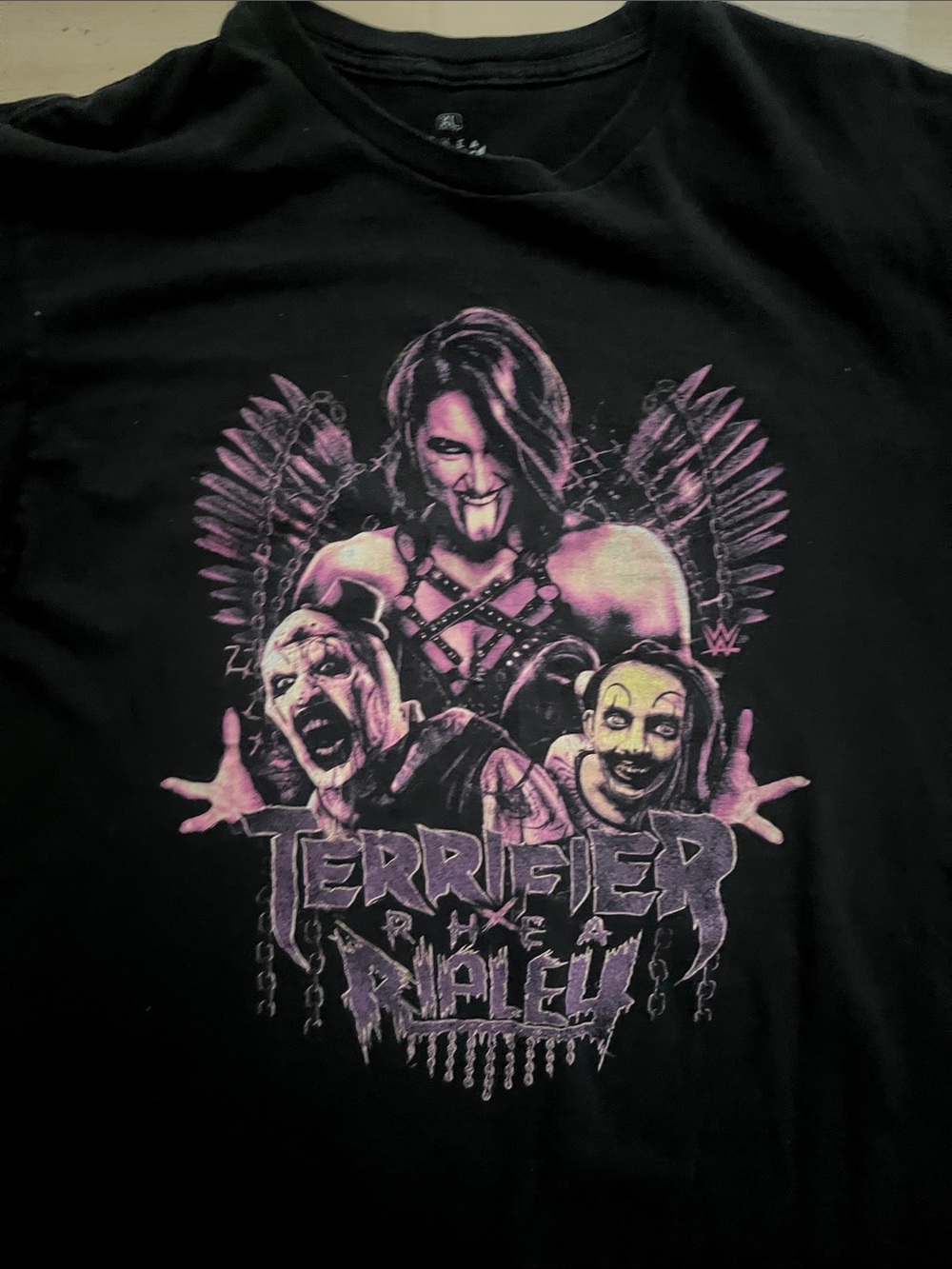 WWE Rhea Ripley x Terrifier Graphic Short-Sleeve Tee - Picture 3 of 4